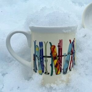 Shard Pottery Winter sports collection 2 Mugs